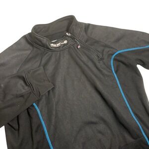 Freeze-Out Thermal Protection Pullover Black‎ Blue Trim Climate Control XL